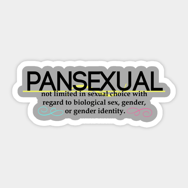 Pansexual Definition Sticker by AliceofWonderland